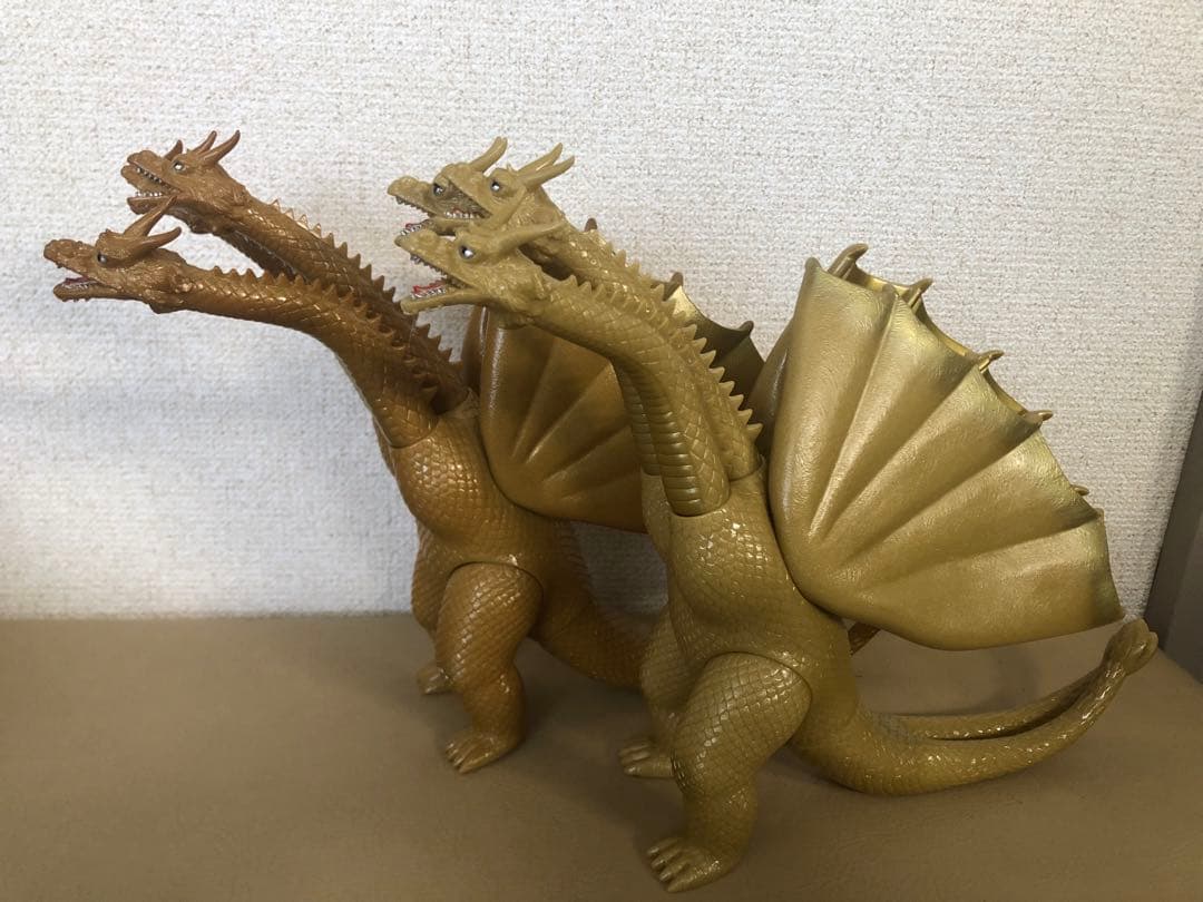 キングギドラ ゴールドフィギュア⭐️レア色違い⭐️貴重な2本つの⭐️歴代怪獣ボックス版