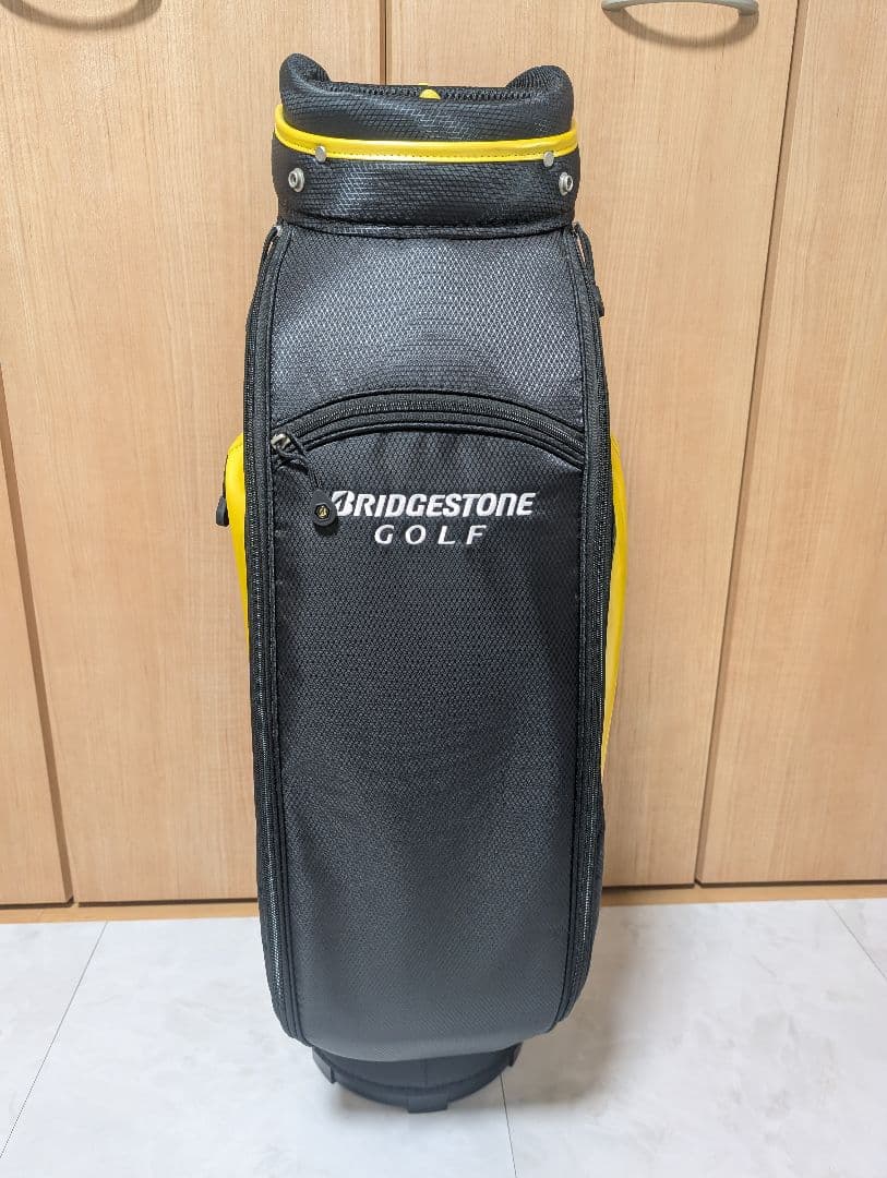 【メカ】ブリヂストンBRIDGESTONEキャディバッグブラック/イエロー