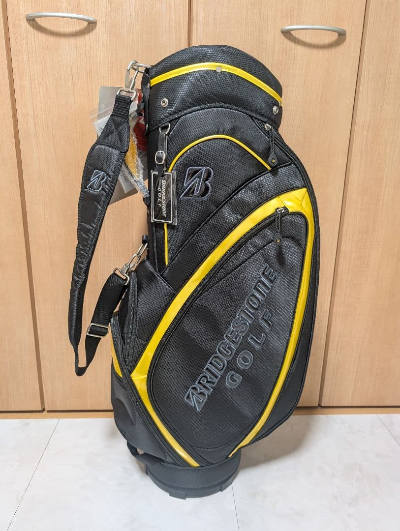 【メカ】ブリヂストンBRIDGESTONEキャディバッグブラック/イエロー