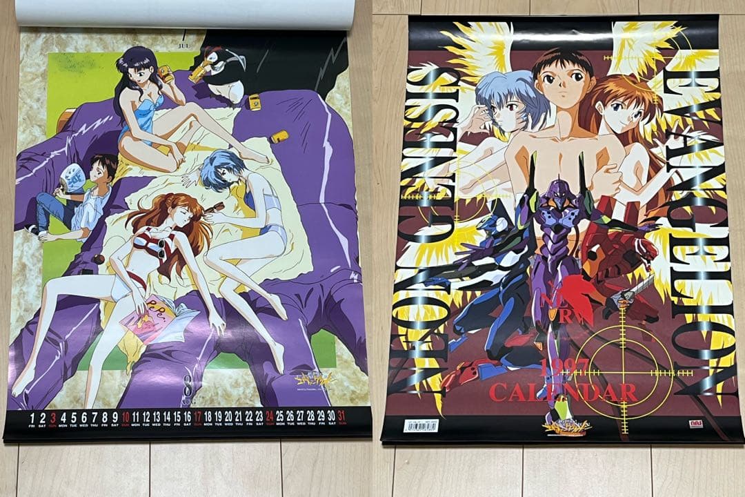 エヴァンゲリオン ポスターセット29枚 1997年カレンダー1つ