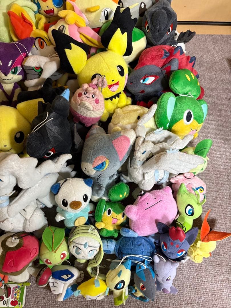ポケモンぬいぐるみまとめ売り　75体
