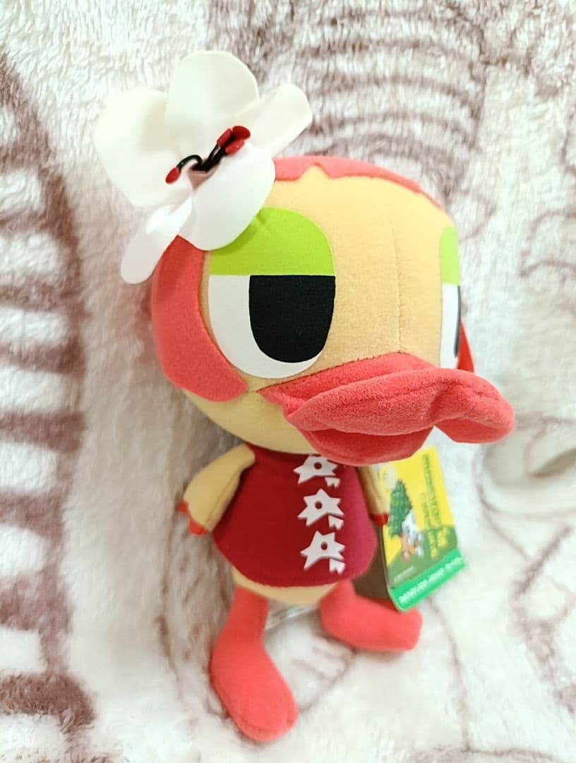 〘激レア〙 2001年 初期物 どうぶつの森 アンヌ ぬいぐるみ 紙タグ付き