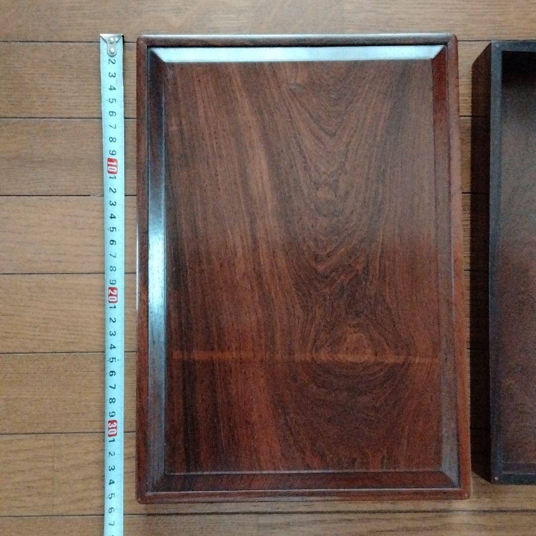 中国骨董希少新品紫壇御硯箱貴重書道具最高級紫壇木製大き目ご硯箱希少貴重品本物保証