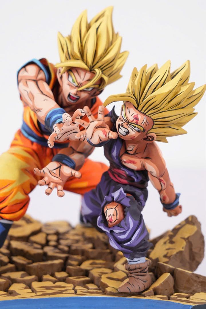 二次元リペイント ドラゴンボール フィギュア 親子かめはめ波 プルーヴィー