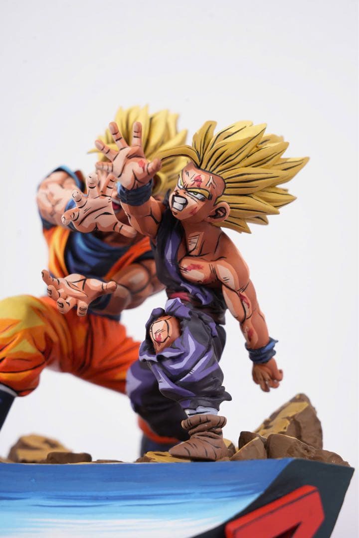 二次元リペイント ドラゴンボール フィギュア 親子かめはめ波 プルーヴィー