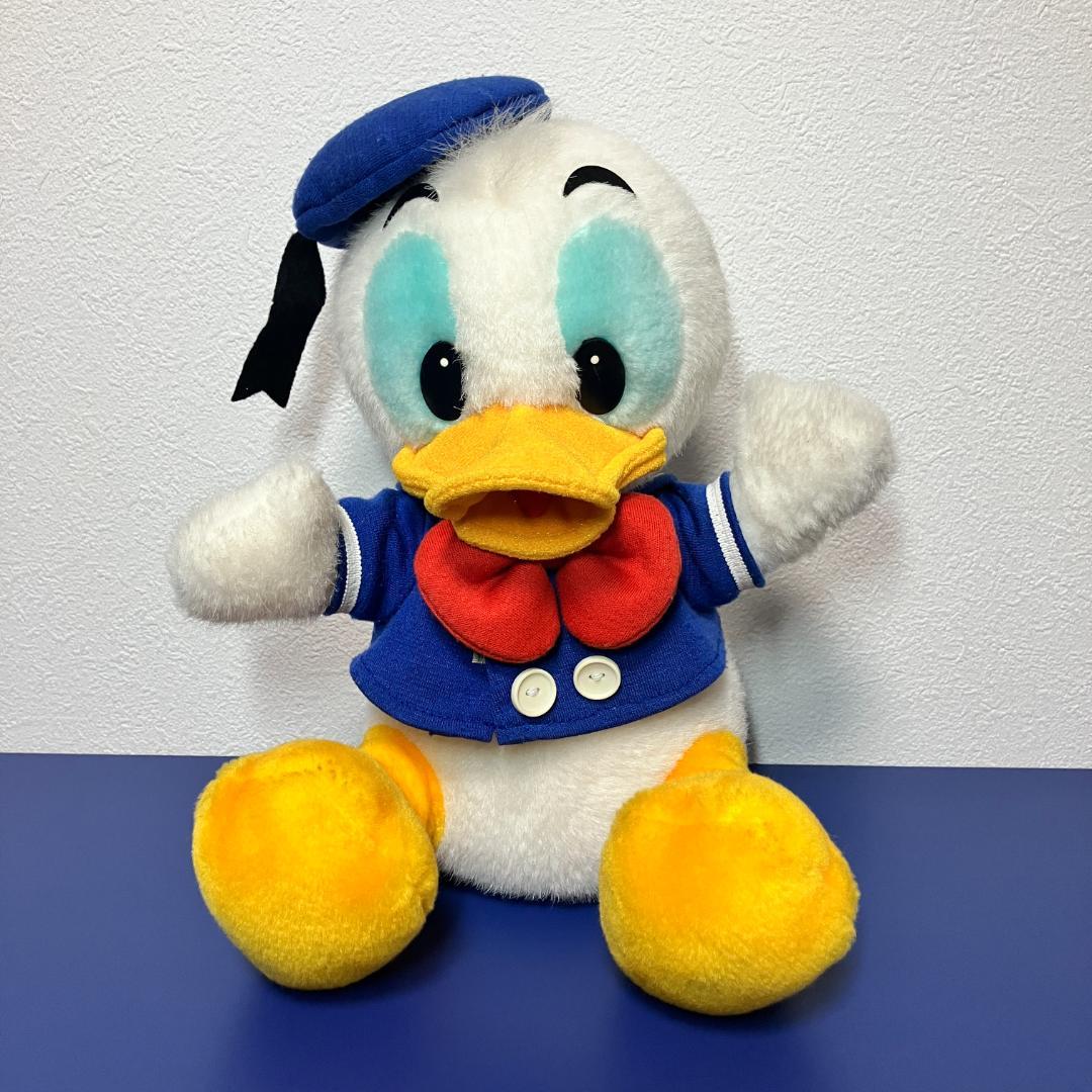 【当時物(約35年前)】東京ディズニーランド ドナルド＆デイジー ぬいぐるみペア