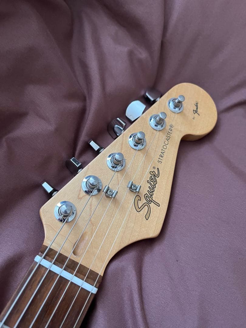 【調整済】squier スクワイア　エレキギター　fender 新品弦　説明必読