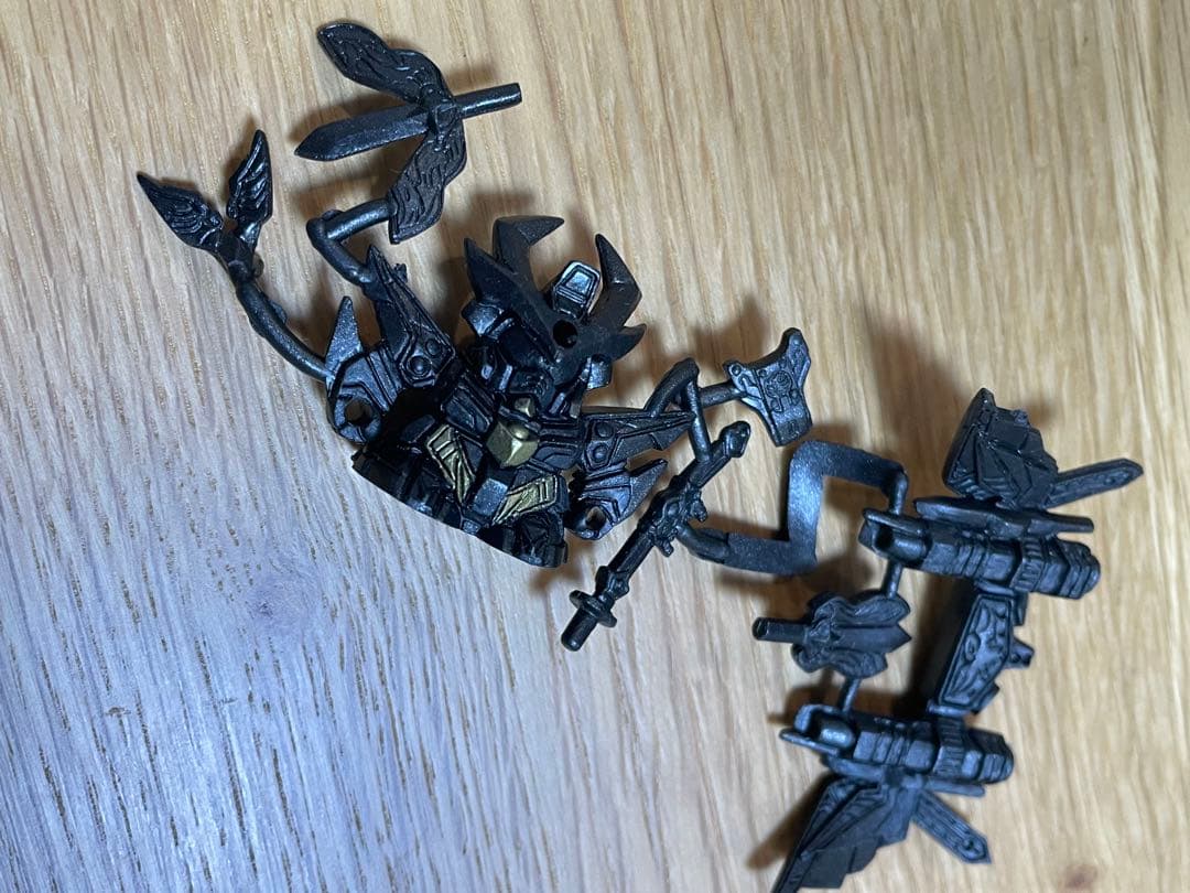 希少　美品　三代目大将軍　ガン消し　ガンメタリック　彩色　未切り　ガンダム