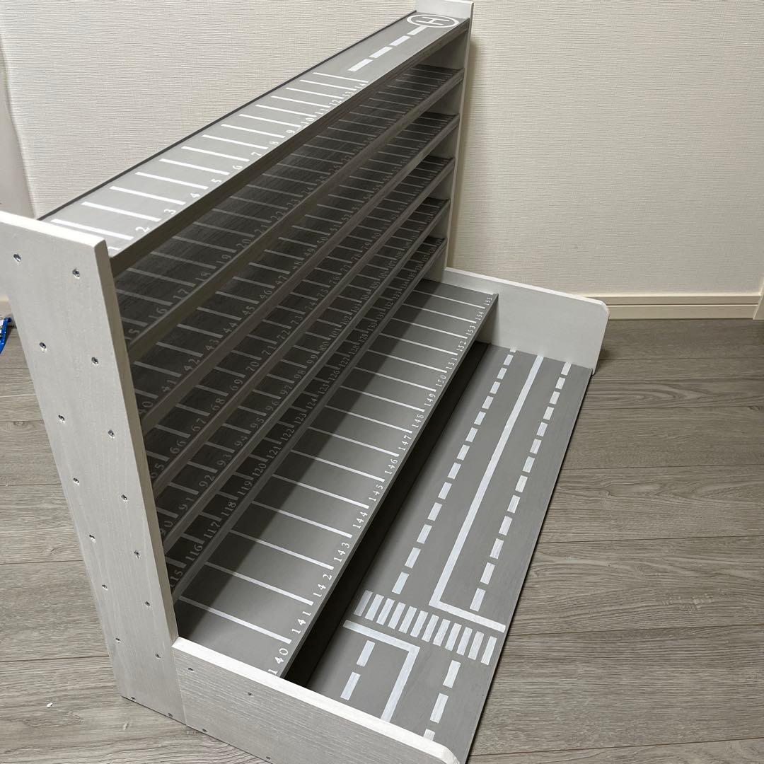 専用トミカ棚8段