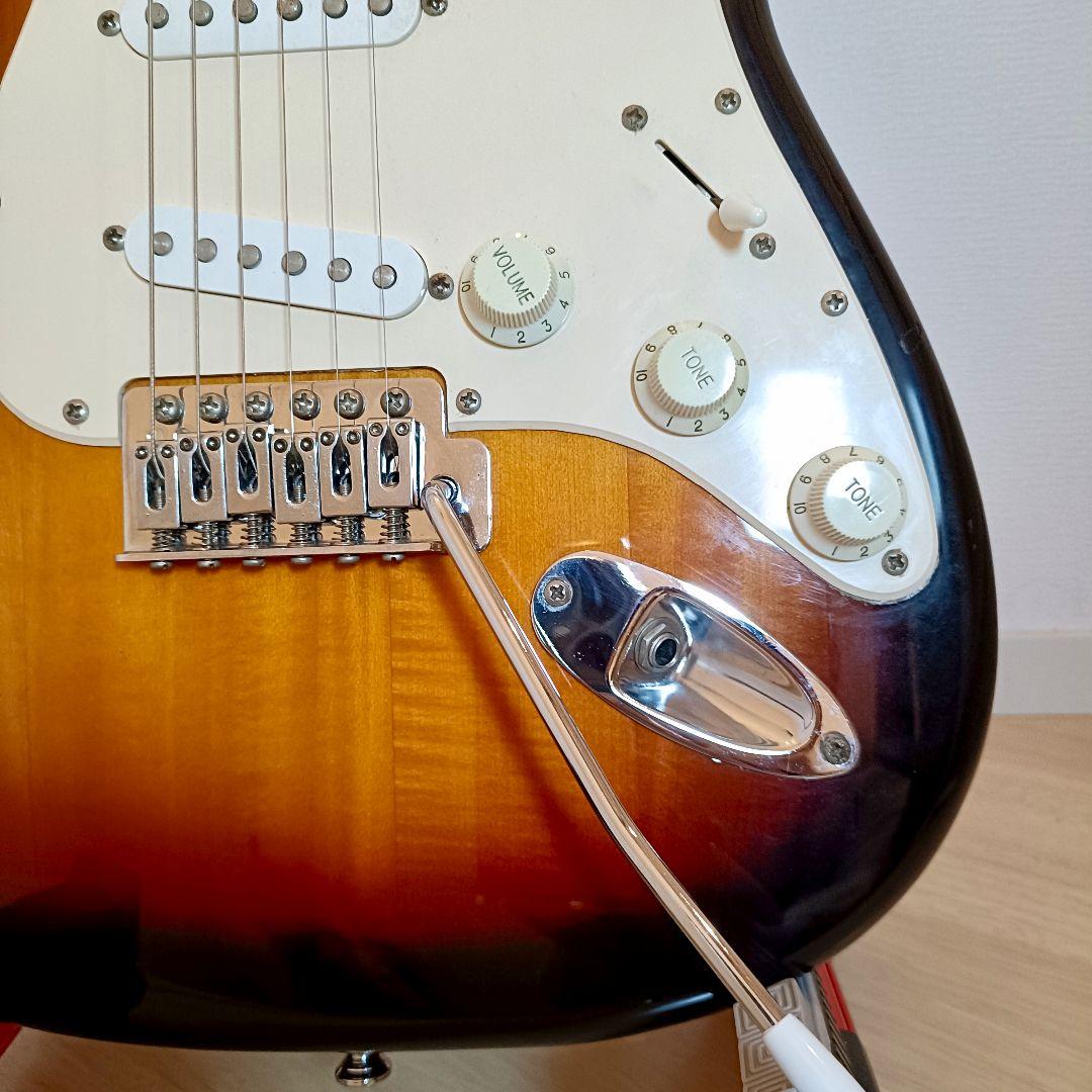 【メンテ済み】Squier ストラトキャスター エレキギター本体 ケース付き