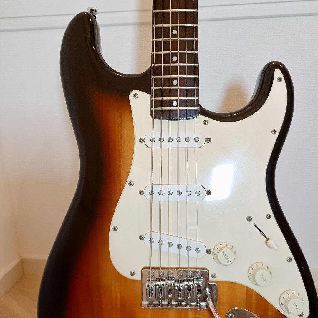 【メンテ済み】Squier ストラトキャスター エレキギター本体 ケース付き