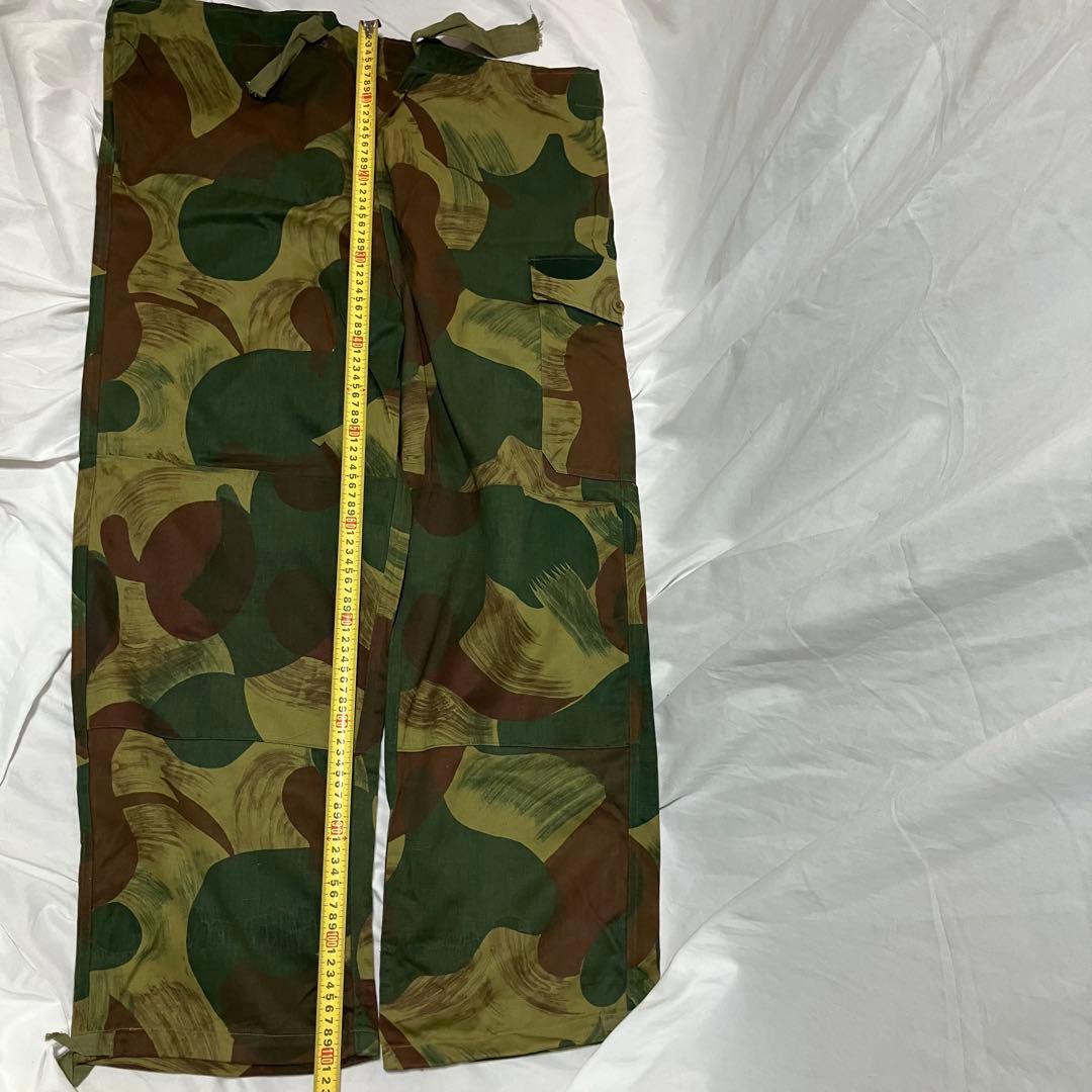 ベルギー軍　50's ブラッシュストロークカモ　dead stock 実物　前期