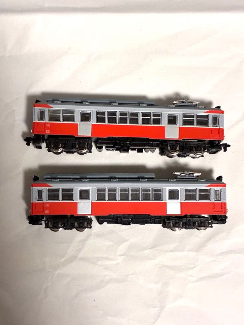 NT44 箱根登山鉄道モハ2形 (2輌セット)モデモ　ライト点灯動力動作確認済