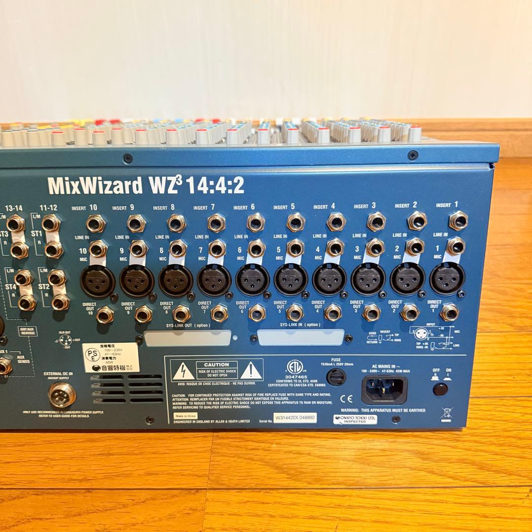 【動作良好】ALLEN&HEATH MixWizard WZ3 14:4:2