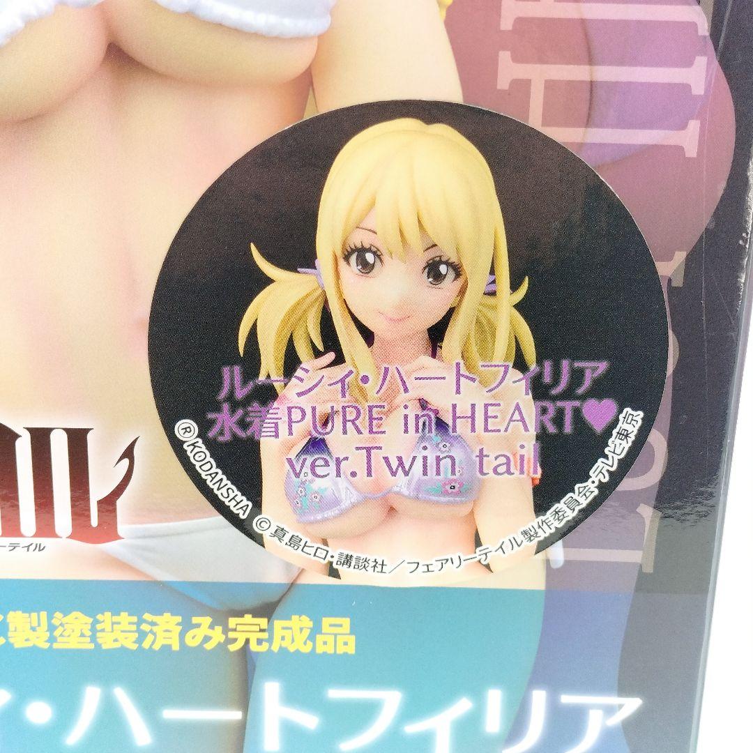 未使用 フェアリーテイル ルーシィ 水着 ツインテール フィギュア