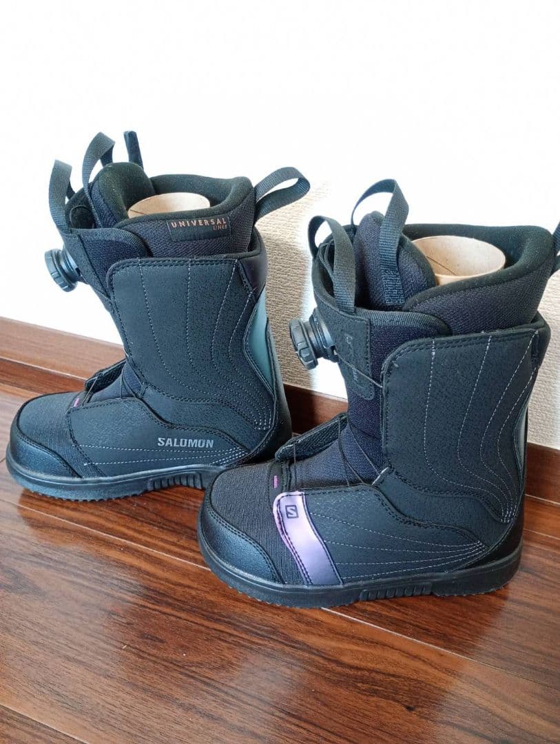 2023年9月新品購入 一度使用 SALOMON スノボブーツ 23cm ボア