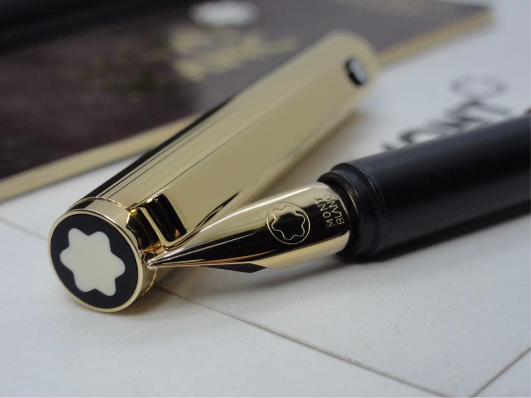 ※未使用に近い保管品！稀少度の高い総金張りSライン最高峰No2147★モンブラン