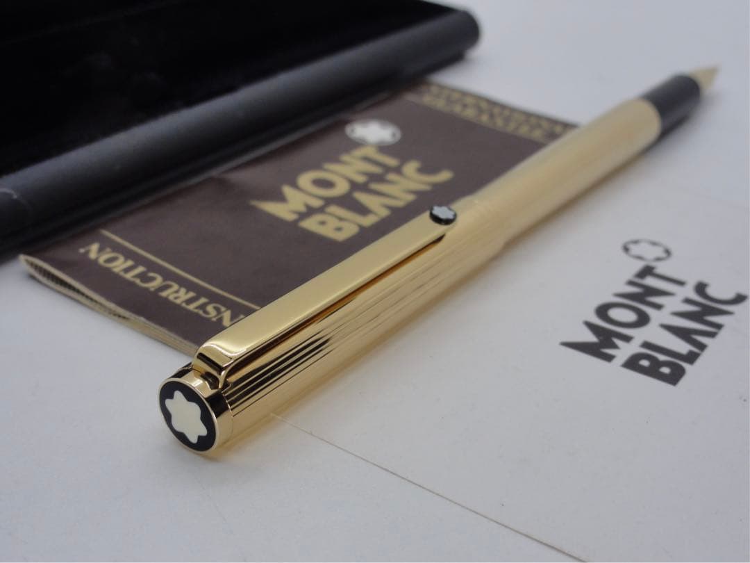 ※未使用に近い保管品！稀少度の高い総金張りSライン最高峰No2147★モンブラン
