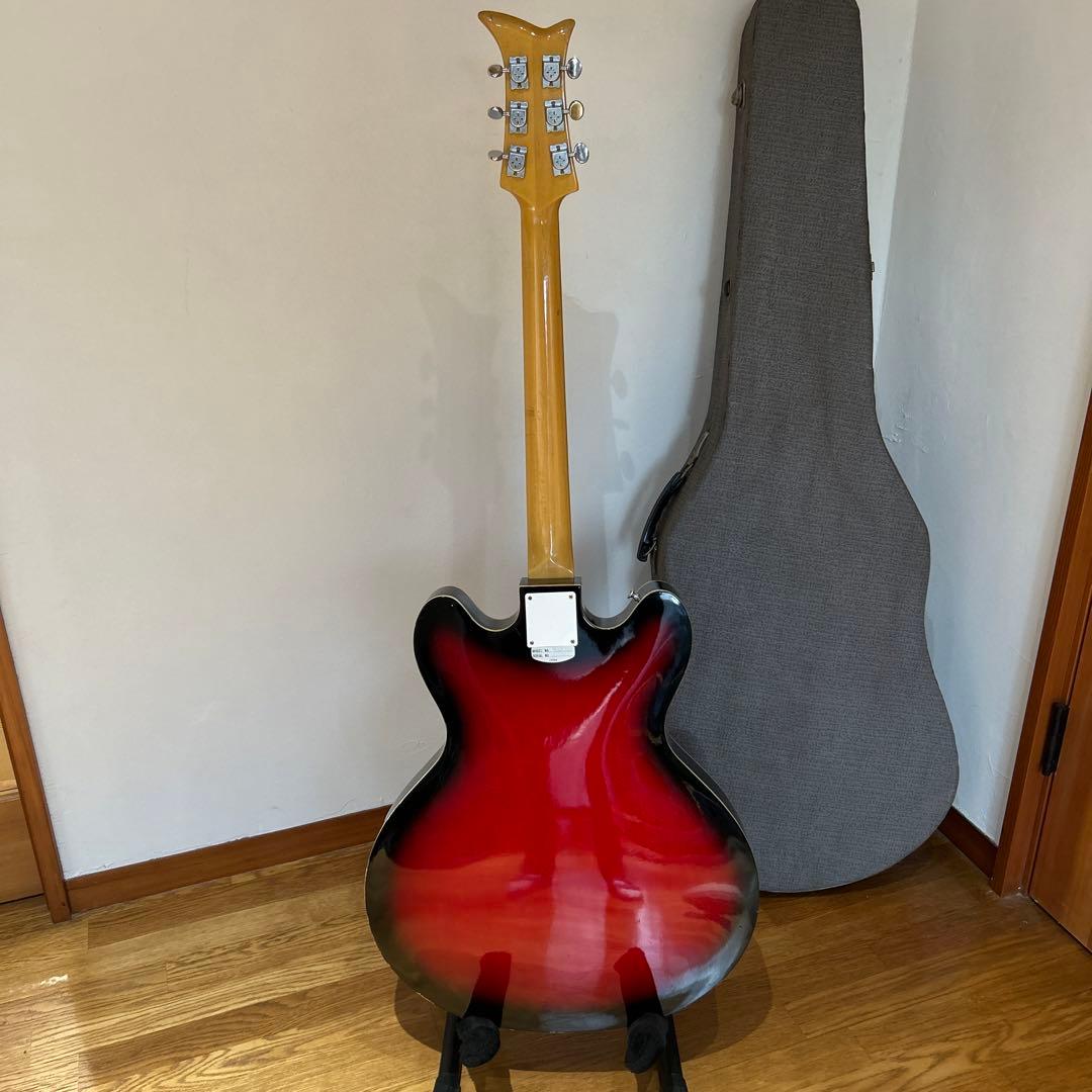 60年代製 美品 Teisco Vegas-66 フルアコ ビザールギター
