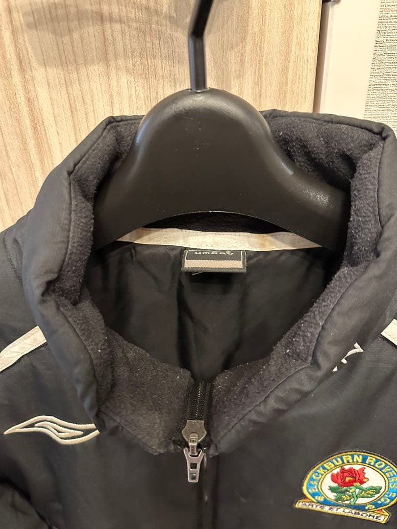 90s umbro ダウンジャケット　ブラックバーン・ローバーズ y2k