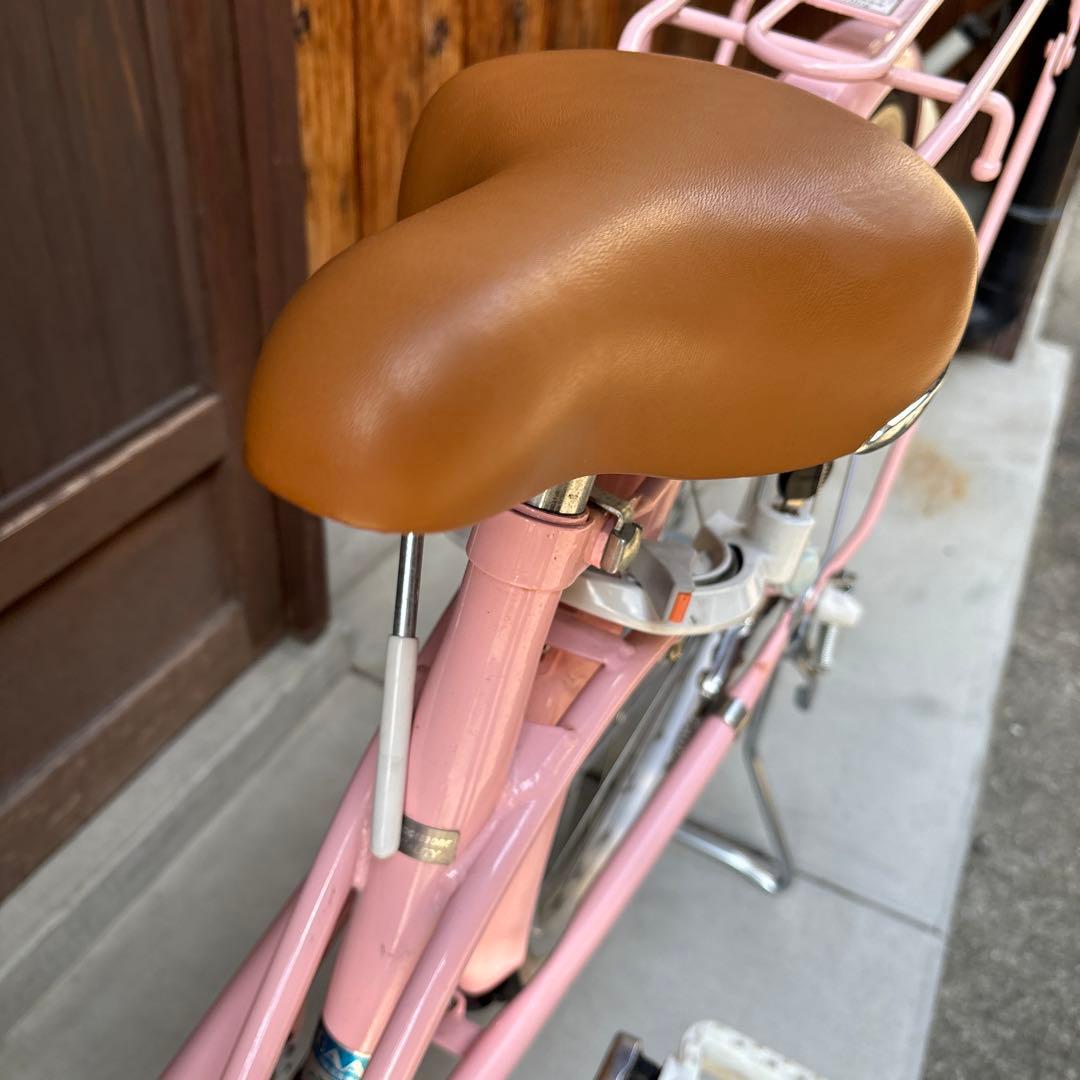 mathyou　ブリヂストン 22型 子供用自転車 リリーベル　ピンク