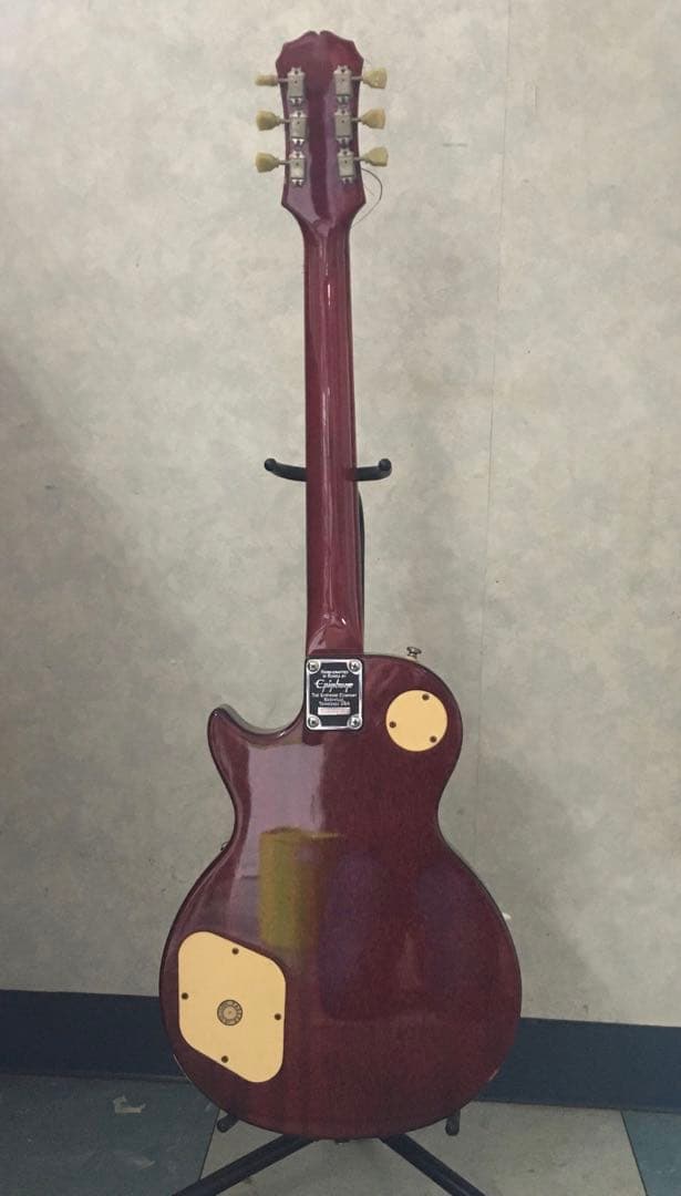エピフォン　レスポールモデル　エレキギター　スタンド付き
