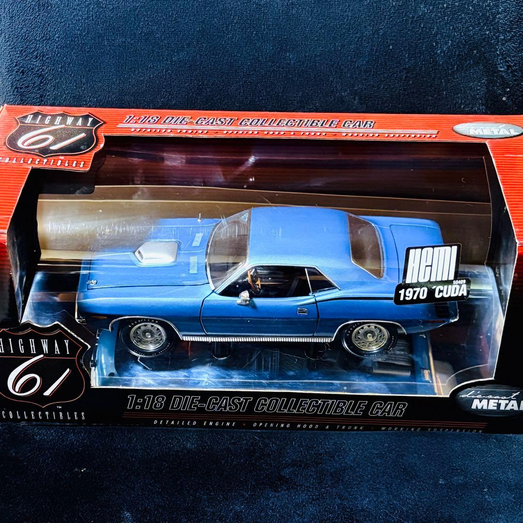 国内未入荷 1/18 HIGHWAY61 プリムス HEMI クーダ 1970
