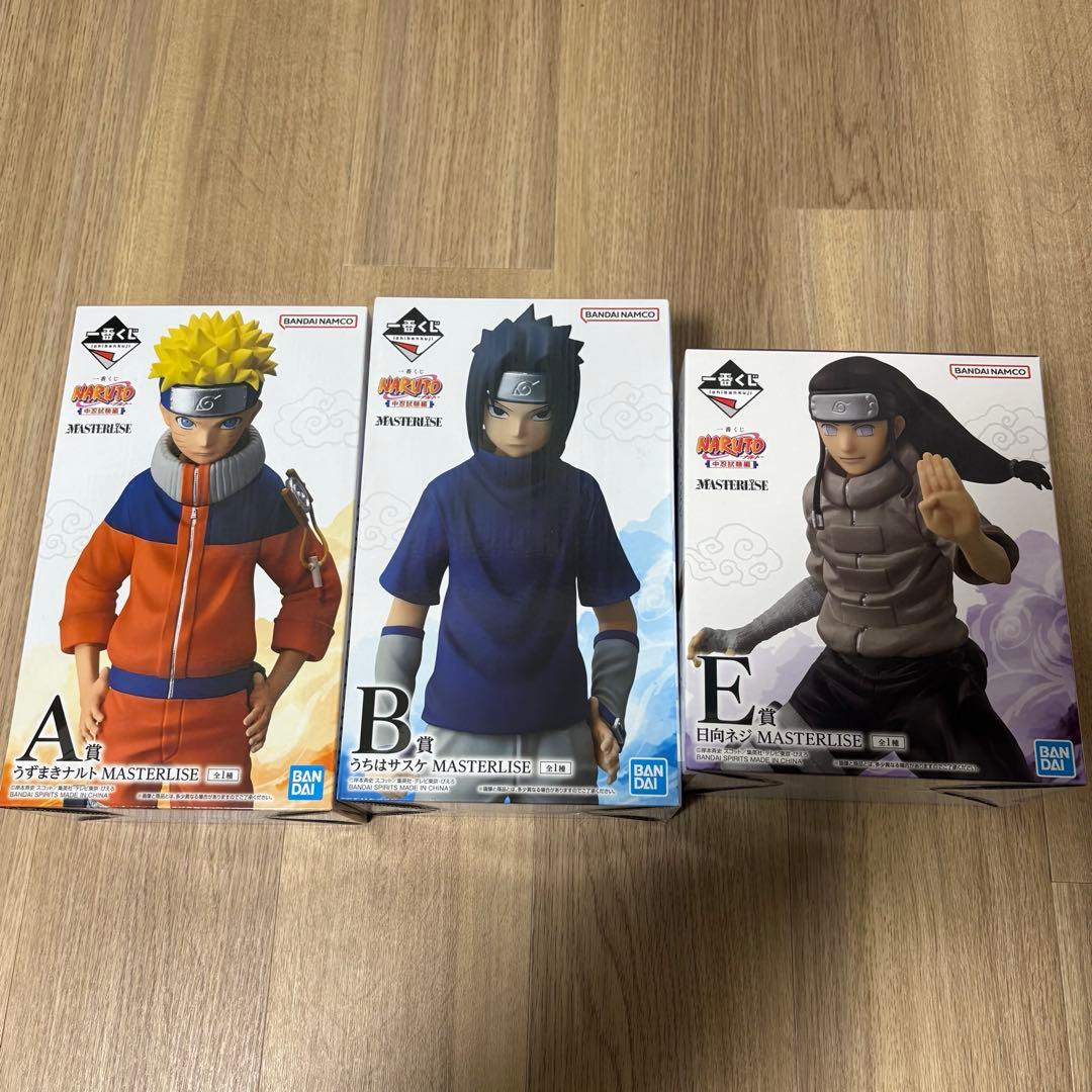 【新品未使用】一番くじ NARUTO 中忍試験編 フィギュアセット