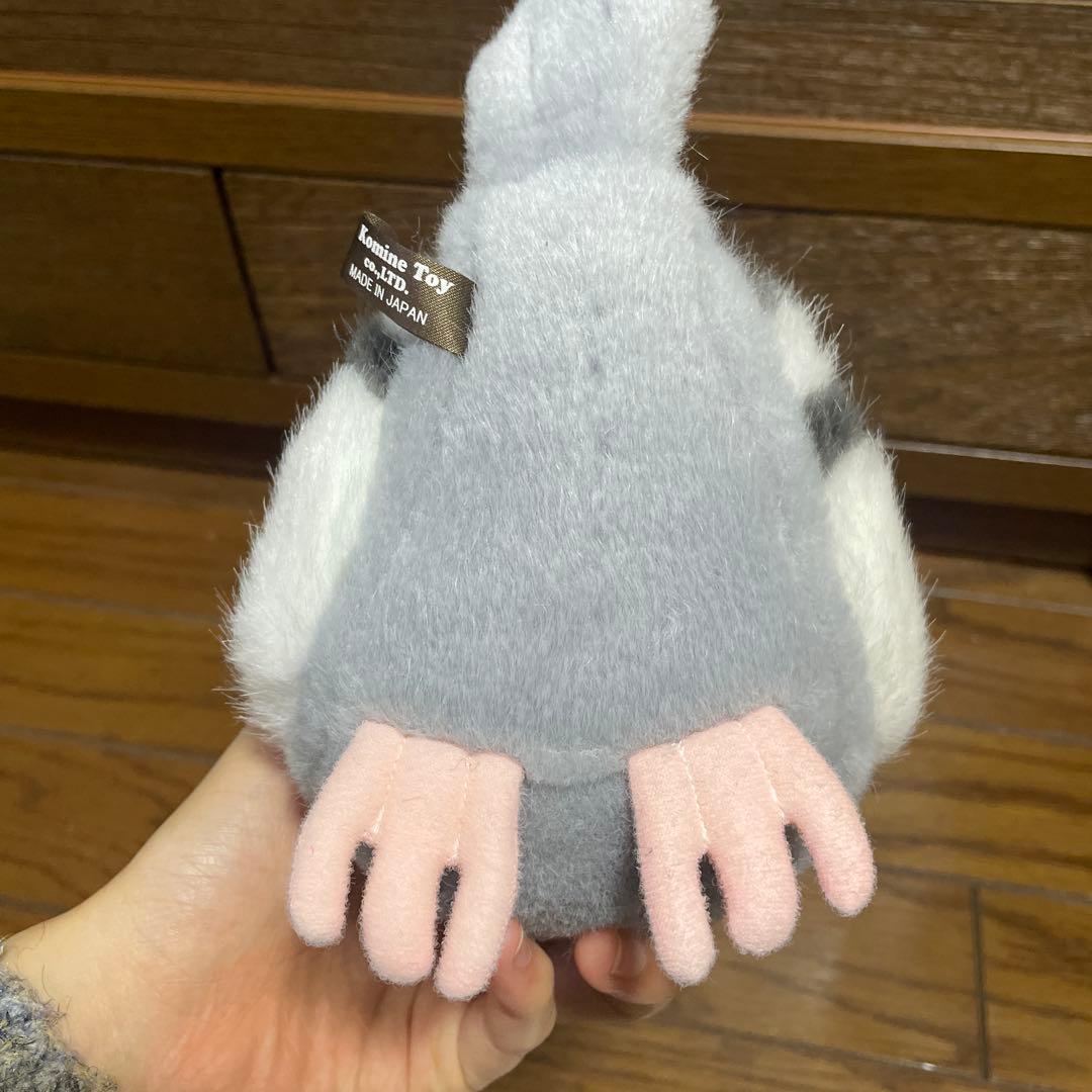 ぬいぐるみ　ハト　ドバト　小峰玩具　鳩　土鳩