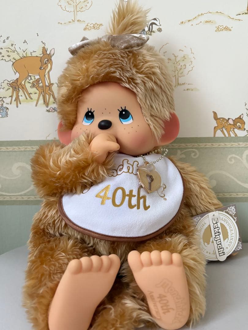 ゴールドモンチッチ　40周年限定タグ付　L セキグチ