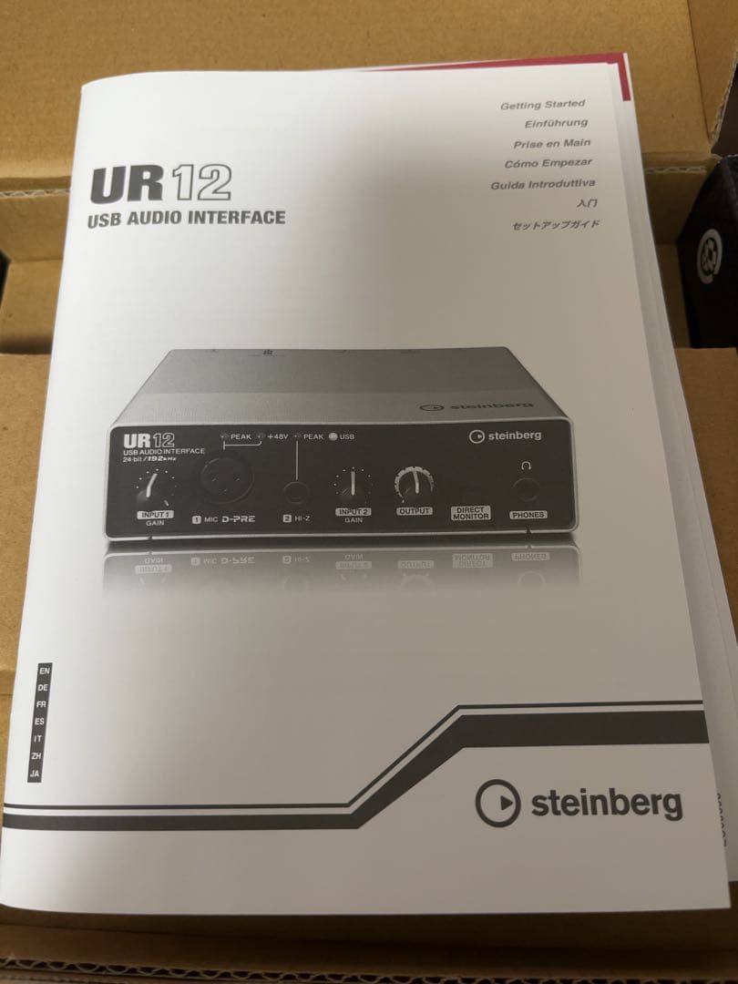 UR12 USBオーディオインターフェイス