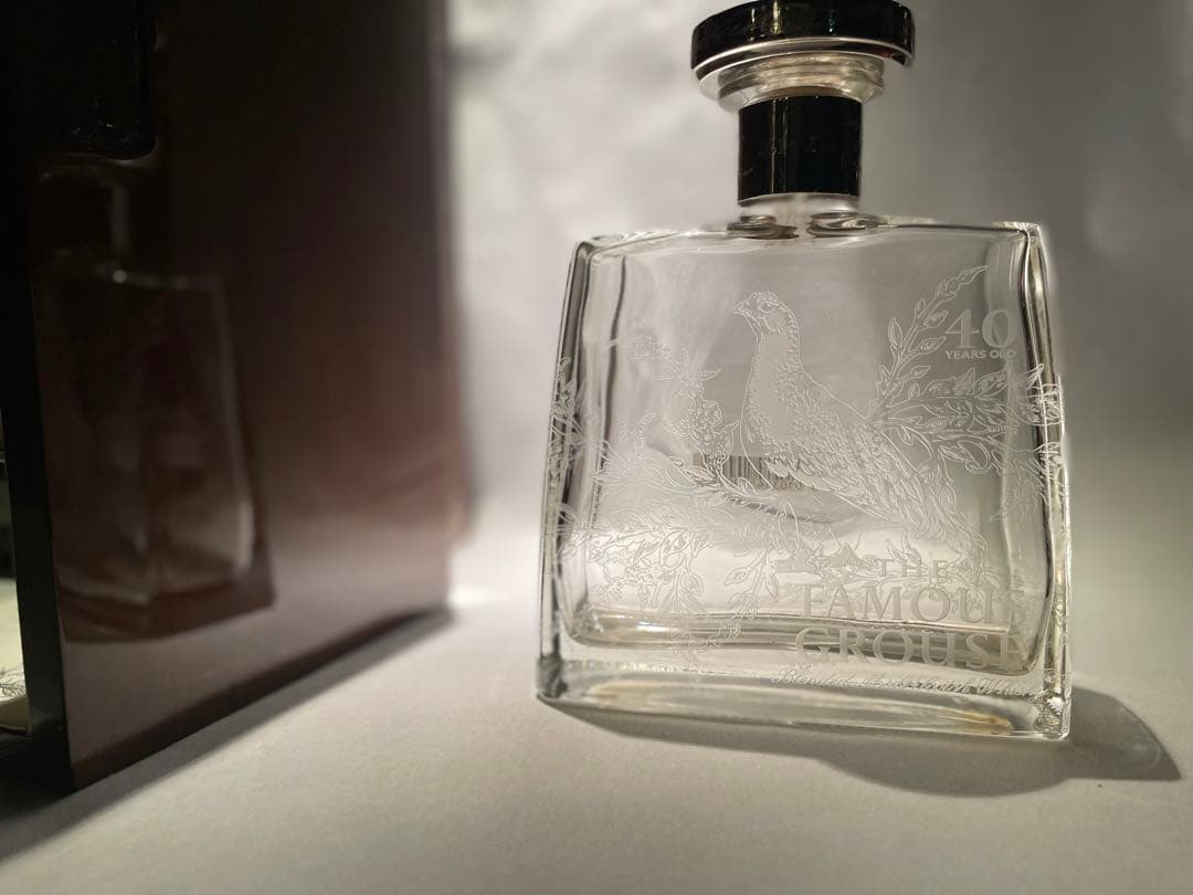 フェイマスグラウス40年the famous grouse 40y空瓶空箱セット