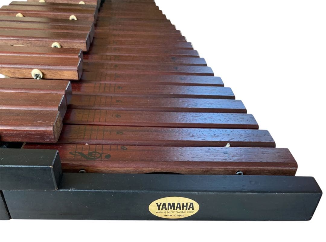YAMAHA 木琴 シロフォン2段32音 ダークブラウン マレット付き