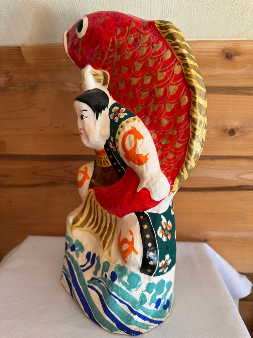 廃絶 常石張子『鯉金』 鯉担ぎ金時 郷土玩具 民藝 伝統文化 芸術 広島