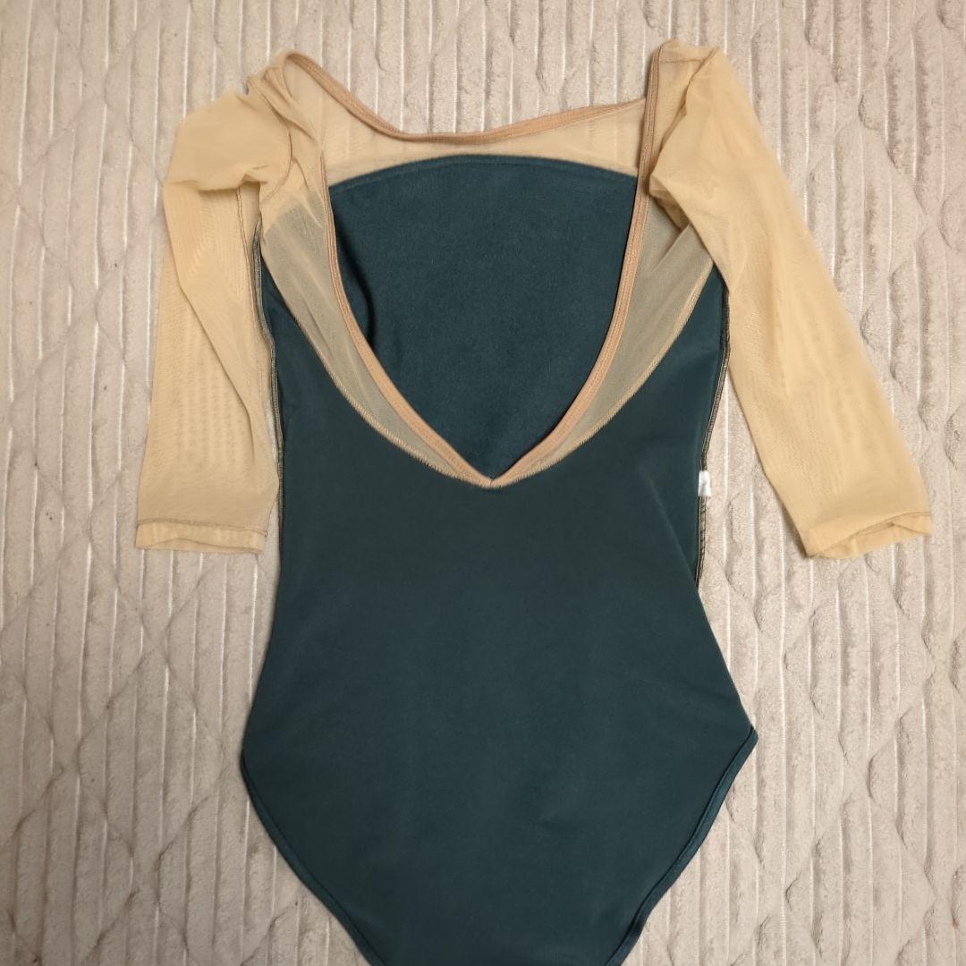 unoa Bitter green Demi plie sleeve MLサイズ