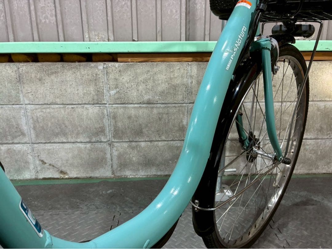 №3711 電動自転車　ヤマハ　パスナチュラ 26インチ ミントグリーン
