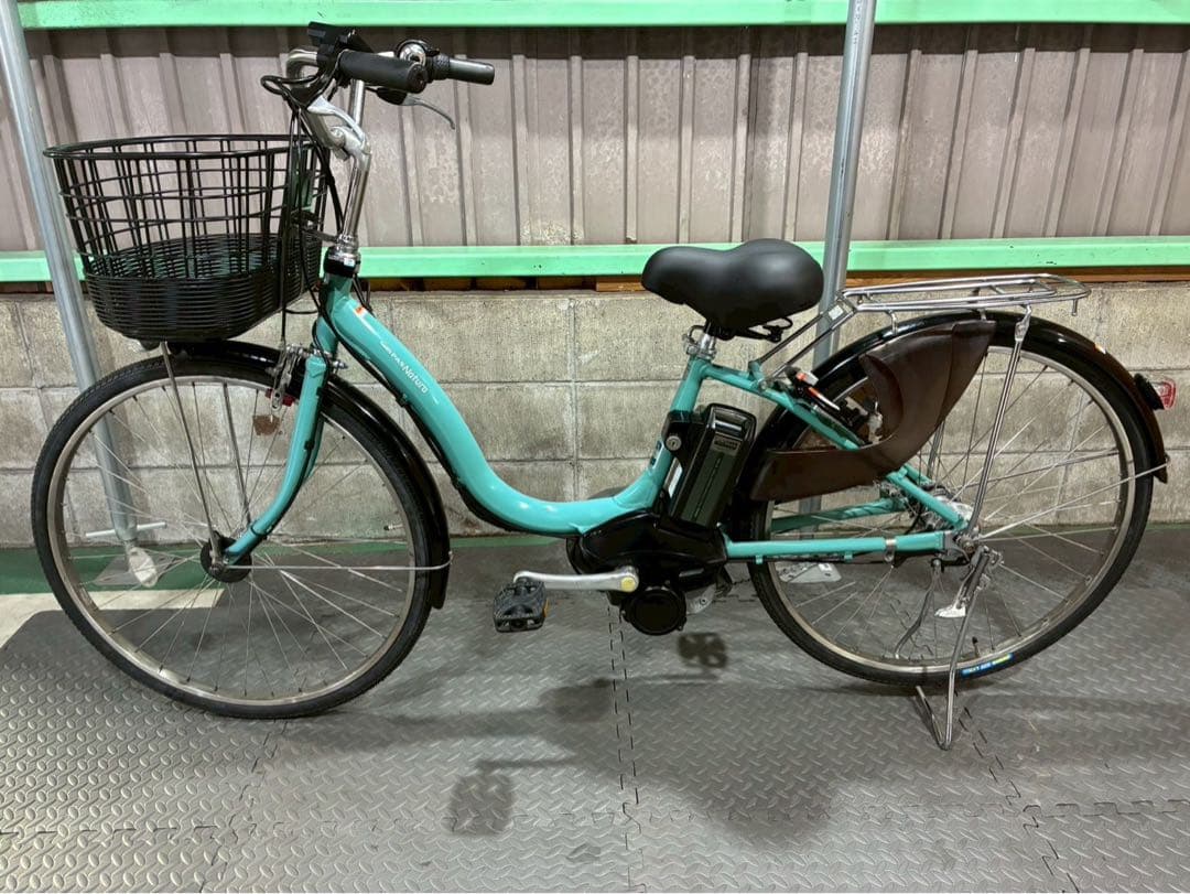 №3711 電動自転車　ヤマハ　パスナチュラ 26インチ ミントグリーン
