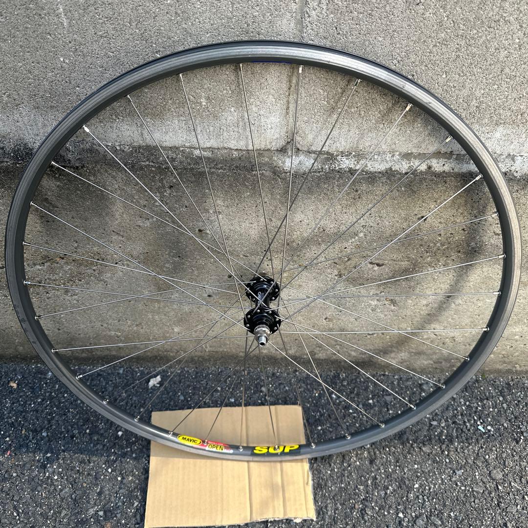 ピストバイク　クリンチャーホイールセット　Mavic open pro 700c