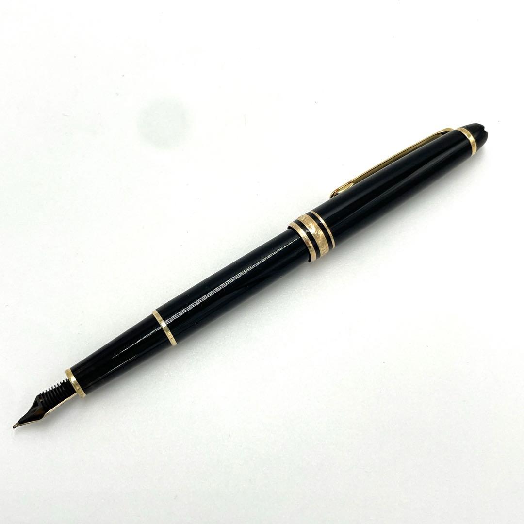 【超美品】モンブラン 万年筆 マイスターシュテュック 14K ボトルインク付属