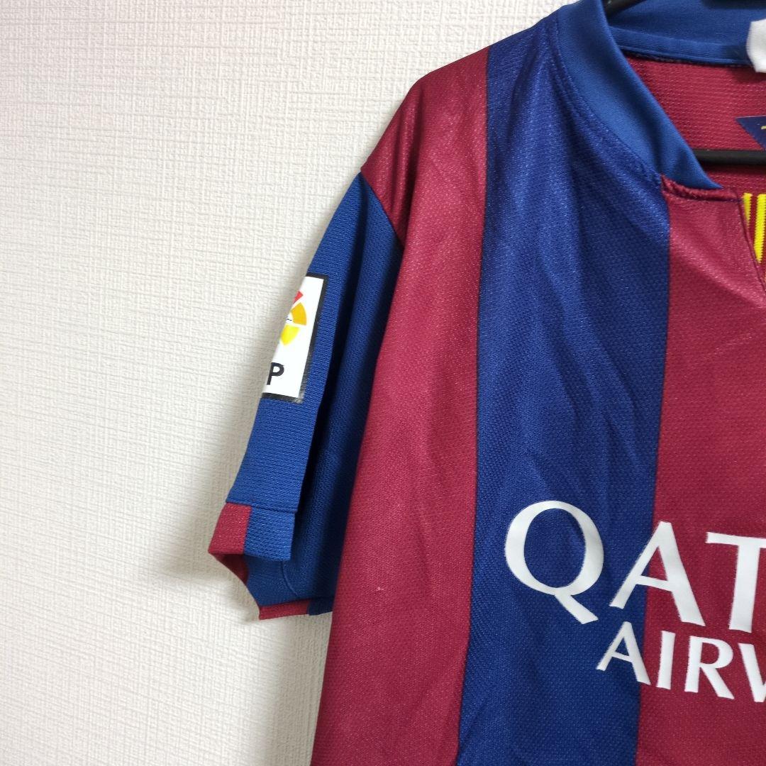 バルセロナ　メッシ　ユニフォーム　バルサ　半袖　サッカーシャツ