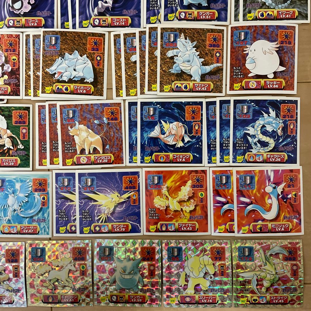 ポケモンシール烈伝改345枚 まとめ売り 専用シールケース付き