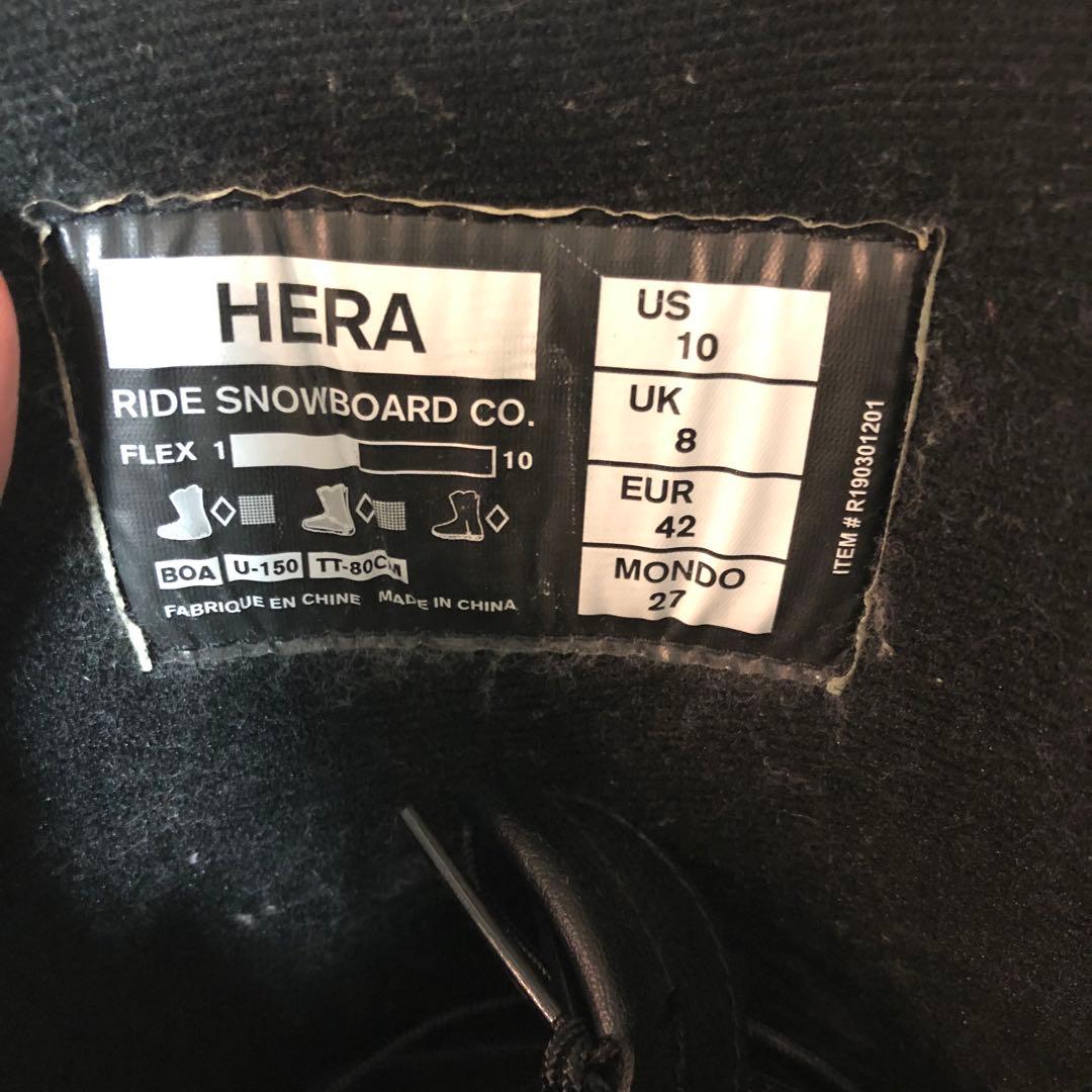 Ride Hera 27 cm 2 boa lasso相当　カービング　クラトリ