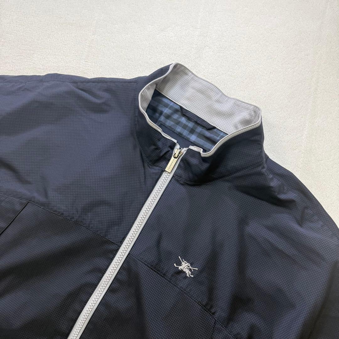 BURBERRY GOLF 刺繍ロゴ ブルゾン ジャケット ダークグレー LL