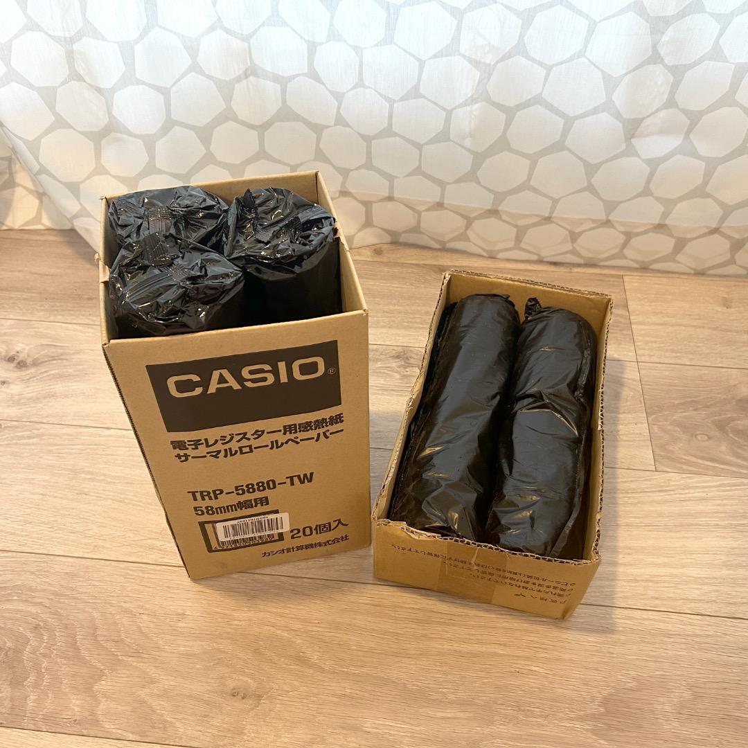 【お得!!】ロール紙25個セット CASIO TE-300 レジスター ホワイト