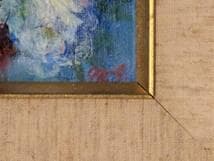 【真作】絵画　油彩0号　華やぎのブーケ　印象派風　花の静物画　X168