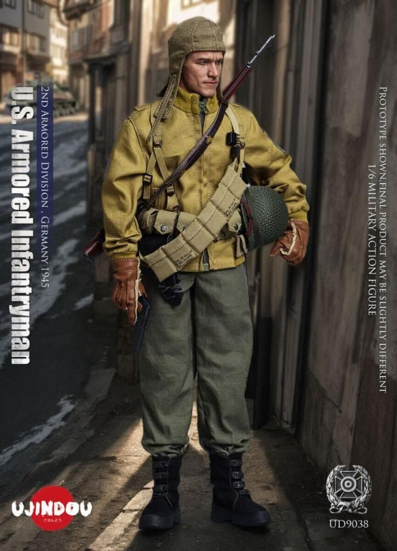 UJINDOU 1/6 WW2 アメリカ陸軍 第2機甲師団歩兵 UD9038