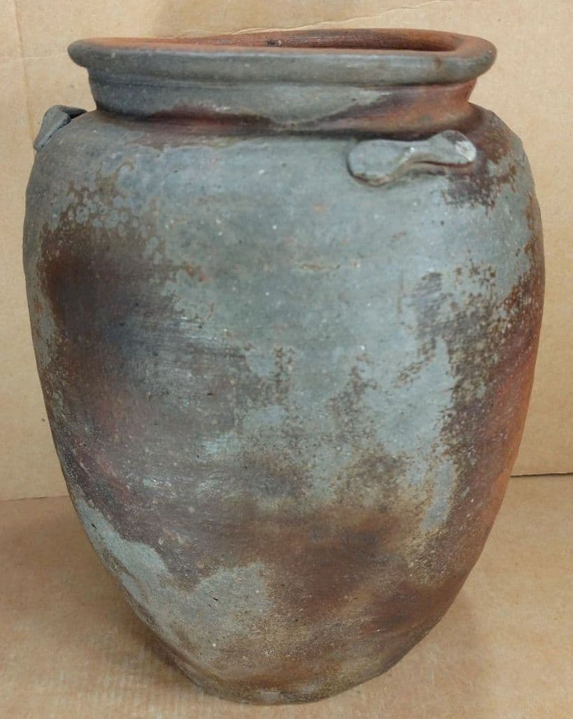 ボチャ【本物保証】古備前三耳種壷 桃山時代 古備前鑑定委員会鑑定書付≪干≫