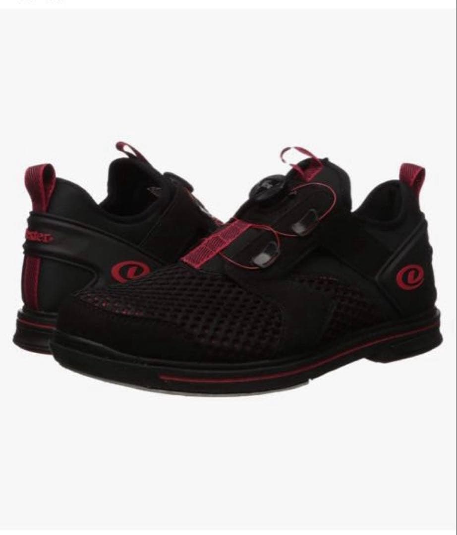【新品未使用・箱有】Dexter メンズ ボーリングシューズ 黒 赤 23.5
