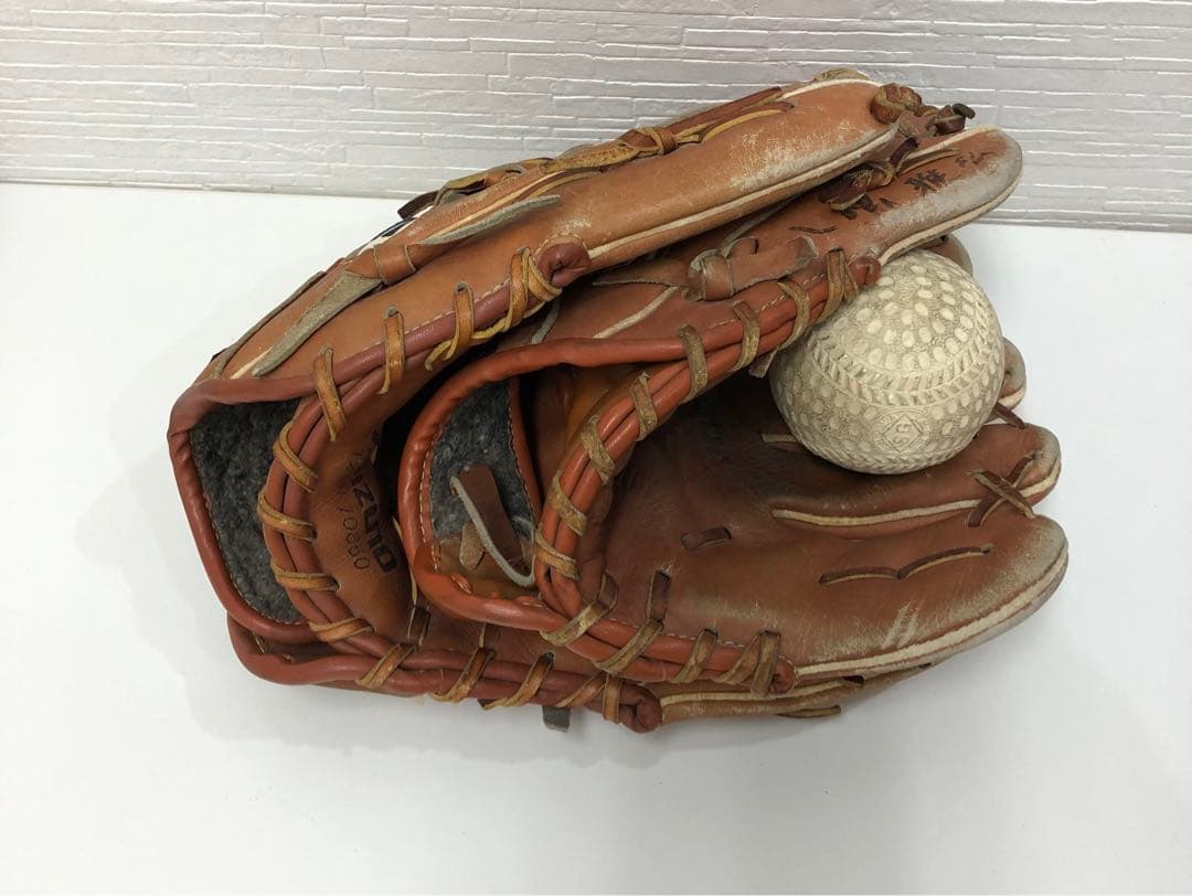 野球　軟式グローブ　ミズノセット売り