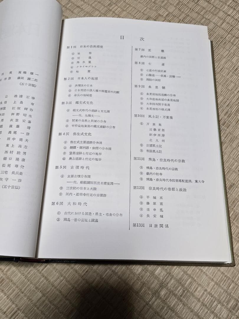 日本歴史大辞典　別巻　日本歴史地図　河出書房版　程度良好